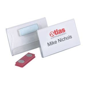 Picture 1 of Badge Durable 8116 vlak met magneet 40x75mm