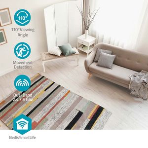 Picture 5 of Beveiligingscamera Nedis Smartlife Wifi indoor 3MP Full HD 1296p wit