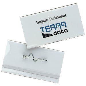 Picture 1 of Badge Durable 8008 met speld 40x75mm