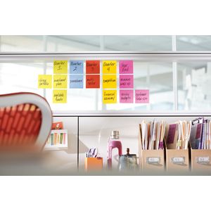 Picture 4 of Memoblok Post-it Z-Note S330 Super Sticky 76x76mm 14+ 2 assorti