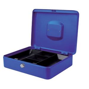 Picture 1 of Geldkist Pavo 300x240x90mm blauw