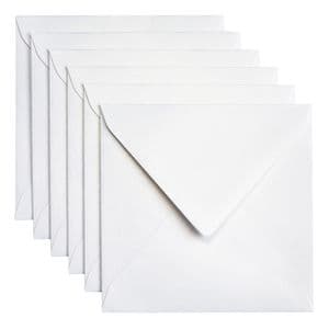 Picture 1 of Envelop Papicolor 140x140mm metallic parelwit pak à 6 stuks