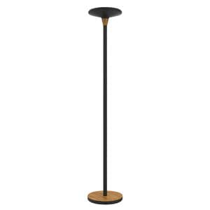 Picture 1 of Vloerlamp Unilux Baly led bamboe zwart