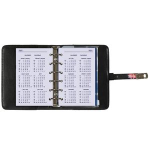 Picture 8 of Organizer Kalpa Pocket inclusief agenda 2025-2026 7dagen/2pagina's bloemenzee zwart