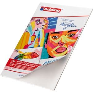 Picture 9 of Olie- en Acrylblok edding 30010 A3 10 vel 300 gram wit