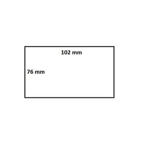 Picture 1 of Labeletiket IEZZY Zebra 880191-076D 102x76mm 25mm wit permanent 930st