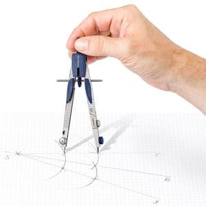 Picture 2 of Passer Staedtler Mars 553 met snelverstelling en verlengstuk