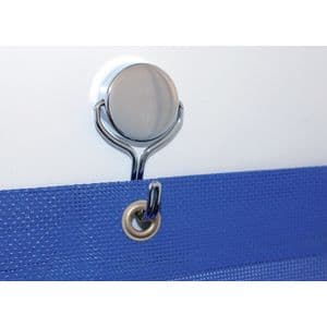 Picture 4 of Magneet MAUL Neodymium met haak Ø38,5mm trekkracht 30kg chroom