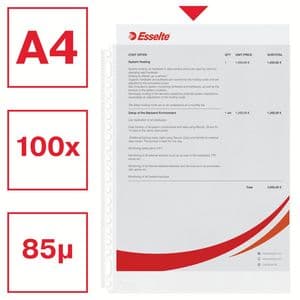 Picture 1 of Showtas Esselte 0.08mm 21-gaats A4 mat 100 stuks