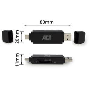 Picture 5 of Kaartlezer ACT USB-C/USB-A 3.0
