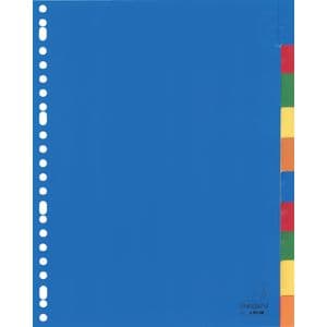 Picture 1 of Tabbladen Kangaro 23-gaats A410FM 10-delig + venster assorti PP