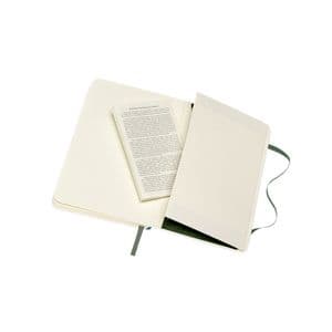 Picture 5 of Notitieboek Moleskine pocket 90x140mm blanco soft cover myrtle green