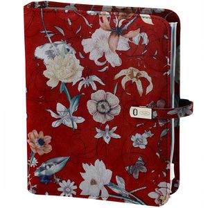 Picture 1 of Organizer Kalpa A5 inclusief agenda 2025-2026 7dagen/2pagina's bloemenzee bruin