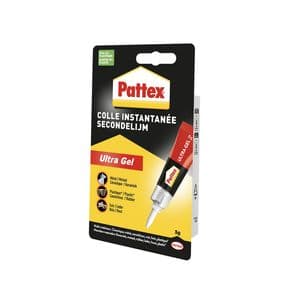 Picture 2 of Secondelijm Pattex Ultra GEL tube 3 gram op blister