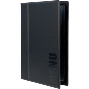 Picture 1 of Menukaart Securit Trendy A4 1 x 2 tassen zwart