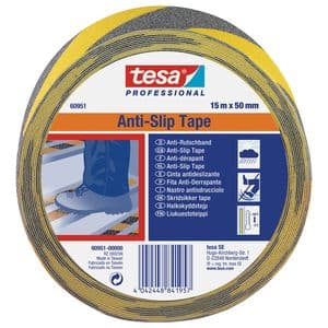 Picture 1 of Antisliptape tesa® Professional 60951 50mmx15m zwart/geel