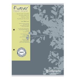Picture 1 of Cursusblok Clairefontaine Forever Calligraphe A4 ruit 5x5mm 2-gaats 200 pagina's 70gr grijs