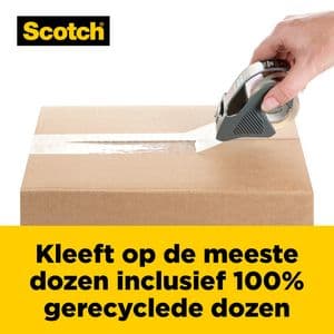 Picture 1 of Verpakkingstape Scotch Box Lock 3950-EF 48mmx50m 3 stuks