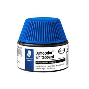Picture 1 of Viltstiftvulling Staedtler Lumocolor whiteboard 30ml blauw