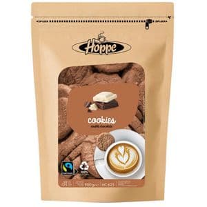 Picture 1 of Koekjes Hoppe Cookies fairtrade double chocolate circa 125stuks