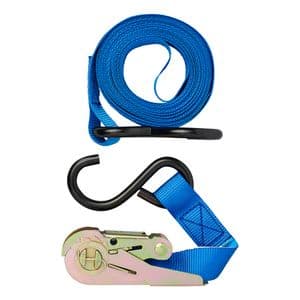 Picture 5 of Spanband ProPlus ratel 5 meter met 2 haken blauw