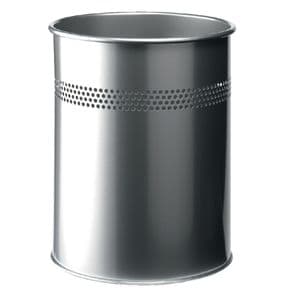 Picture 1 of Papierbak Durable 3300-23 15 liter 30mm perforatie zilver