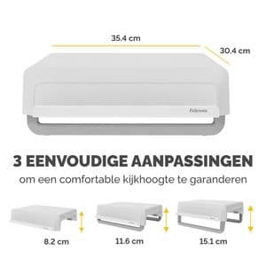 Picture 6 of Monitorstandaard Fellowes Breyta wit