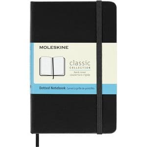 Picture 1 of Notitieboek Moleskine pocket 90x140mm dots hard cover zwart