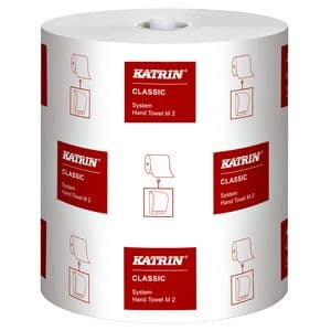 Picture 2 of Handdoekrol Katrin systeemrol medium 2-laags 160m wit 460102