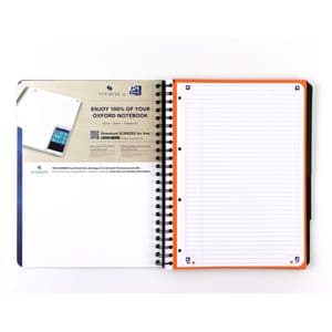 Picture 2 of Projectboek Oxford School A4+ lijn 4-gaats 240 pagina's 80gr blauw