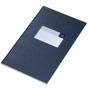 Picture 1 of Notitieboek Djois Atlanta gelijmd 330x205mm 96 blz.blauw