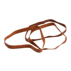 Picture 1 of Elastiek Standard Rubber Bands 77 120x8mm 1kg 440 stuks bruin