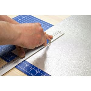 Picture 2 of Snijmes Westcott office 9mm met schuifsluiting blauw