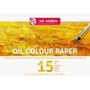 Picture 1 of Olieverfpapier Talens Art Creation 15 witte vellen 300gr A4 geel