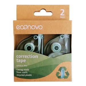 Picture 1 of Correctietape Econovo 5mmx8m blister à 2 stuks