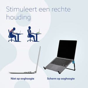 Picture 2 of Laptopstandaard R-Go Travel Zwart