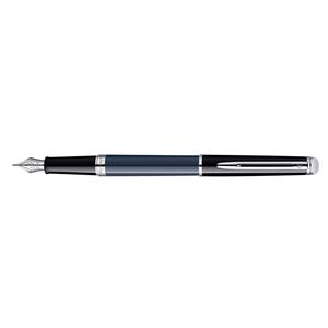Picture 1 of Vulpen Waterman Hémisphère Colour Blocking black en blue CT fijn