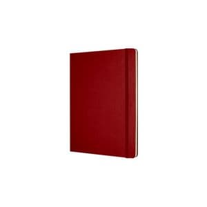 Picture 2 of Notitieboek Moleskine XL 190x250mm lijn hard cover scarlet red