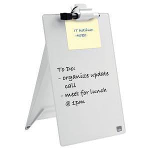 Picture 4 of Desktop flipover Nobo met droog uitwisbaar glasoppervlak
