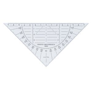 Picture 1 of Geodriehoek Aristo 1550 160mm flexibel transparant
