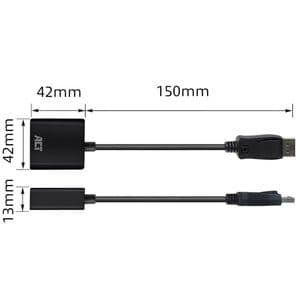 Picture 4 of Adapter ACT DisplayPort naar VGA 0.15 meter