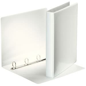 Picture 1 of Presentatieringband Esselte panorama A4 4-rings D-mechaniek 30mm PP wit
