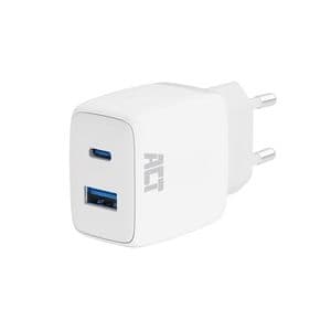 Picture 1 of Oplader ACT 20w 2-poorts usb a+c wit
