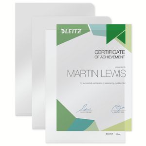 Picture 3 of Insteekmap L-model Leitz Premium copy safe 0.15mm PVC A4 transparant 100 stuks