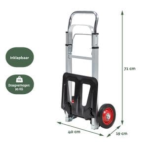 Picture 4 of Steekwagen BRASQ stalen plateau 90 kg