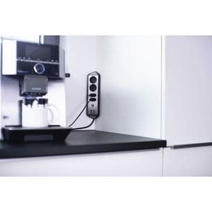 Picture 7 of Stekkerdoos Brennenstuhl bureau Estilo 4vdig incl 2 USB 2m zwart/zilver