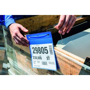 Picture 2 of Documenthoes Durable A4 met ophangbeugel liggend blauw 50 stuks