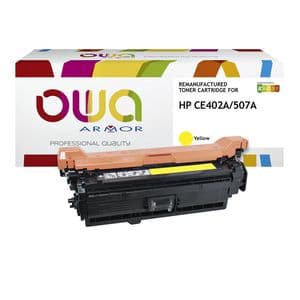 Picture 1 of Tonercartridge OWA alternatief tbv HP CE402A geel