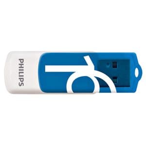 Picture 1 of USB stick 2.0 Philips Vivid USB-A 16GB blauw