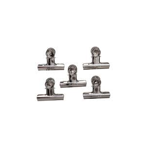 Picture 7 of Papierklem MAUL Bulldog 70mm capaciteit 40mm zilver 5 stuks